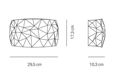 Lampada da parete "Angled"