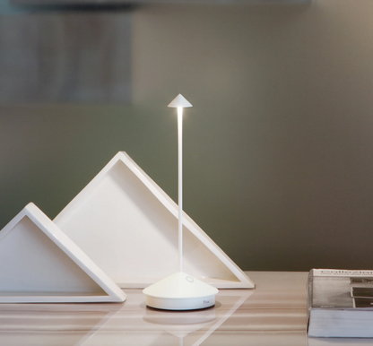 Pina  Zafferano lampada da tavolo ricaricabile