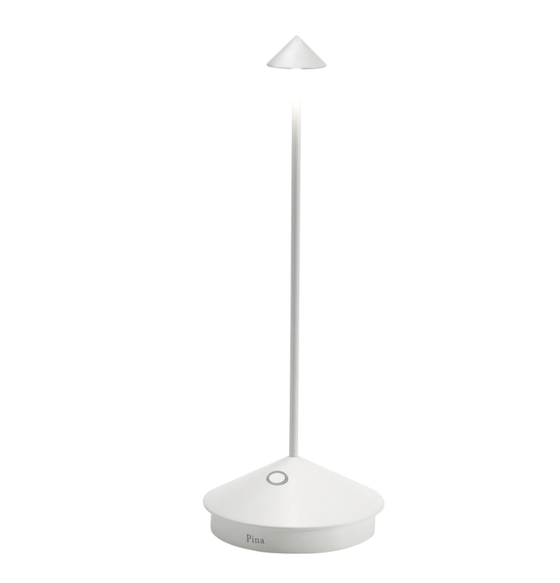 Pina  Zafferano lampada da tavolo ricaricabile