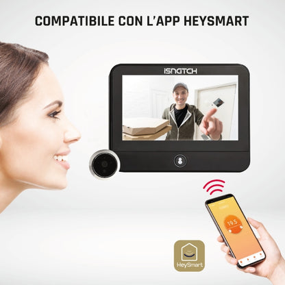 HeyDoor - Spioncino smart wi-fi per porte blindate